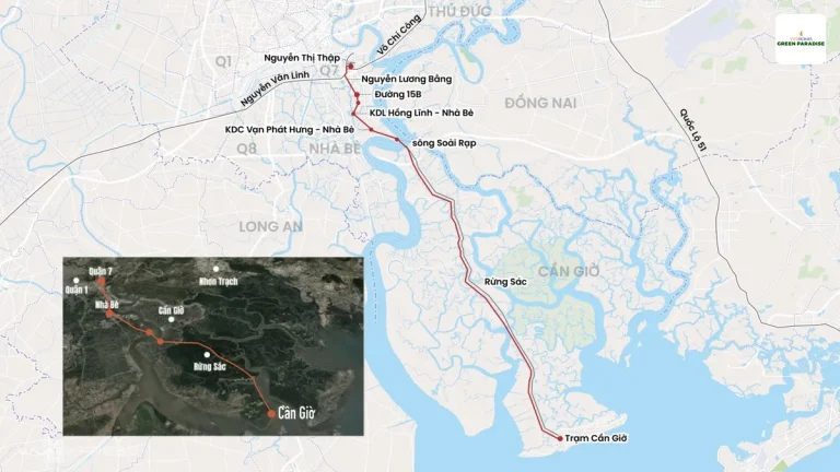 ban do lo trinh metro quan 7 can gio