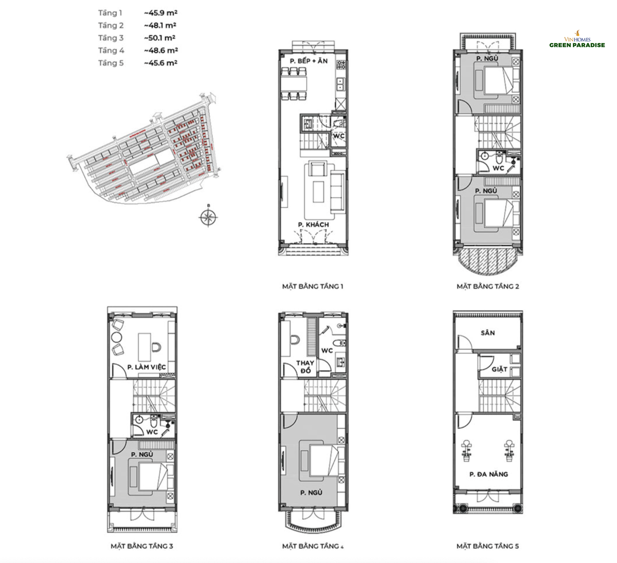 minh hoa mat bang nha pho vinhomes can gio