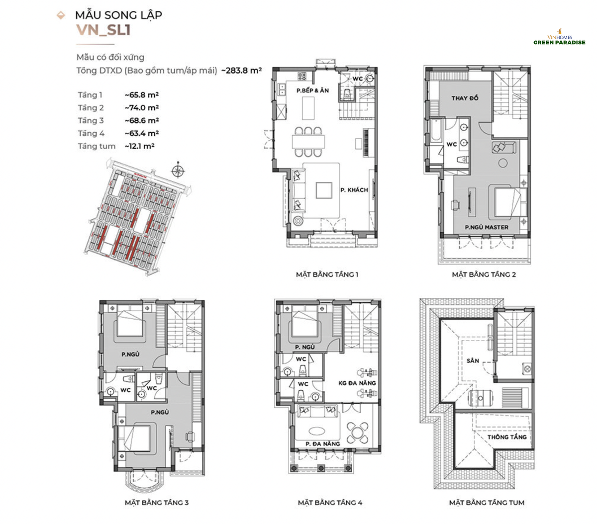 mat bang song lap vinhomes can gio