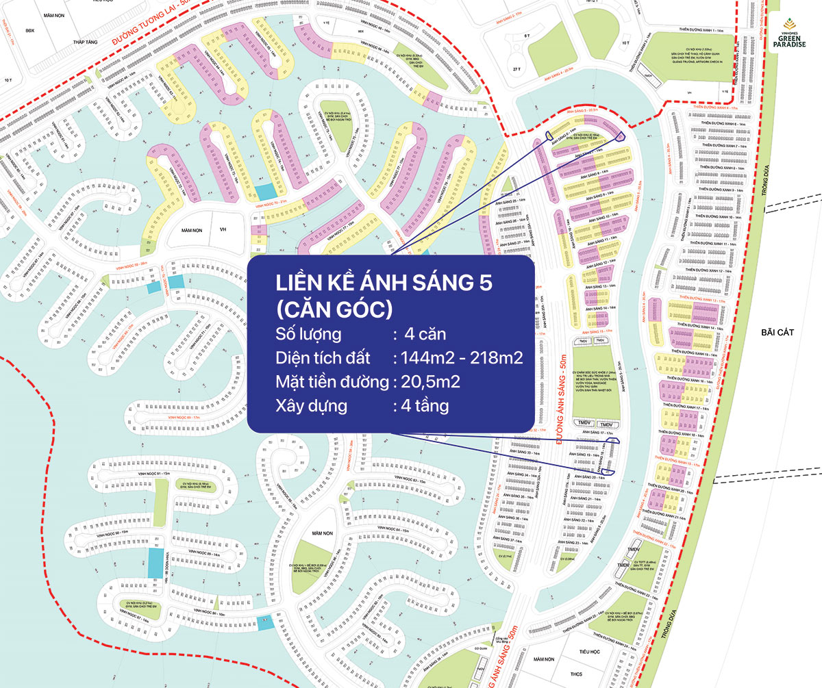 lien ke goc anh sang 5 phan khu vinh ngoc
