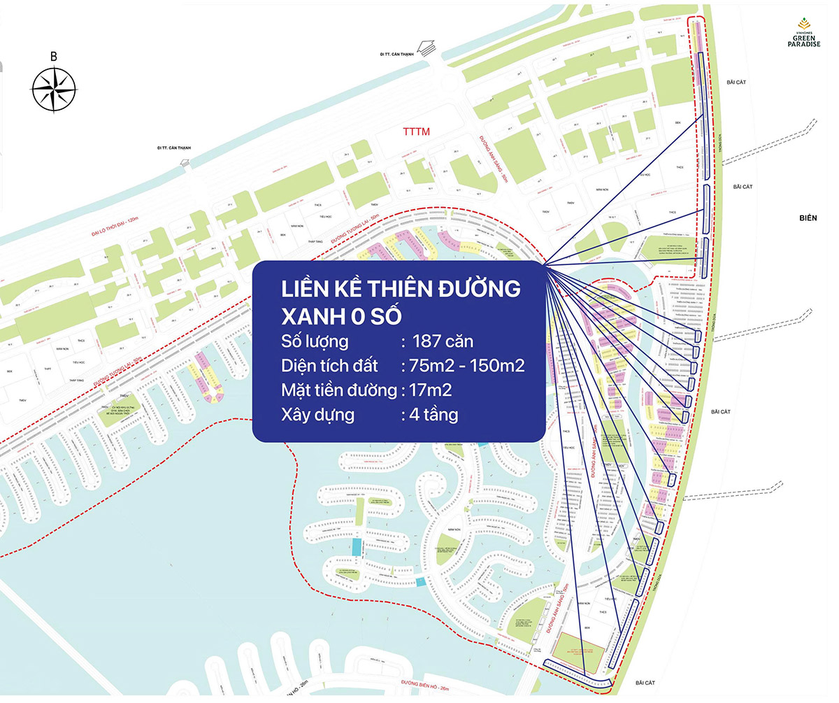 lien ke thien duong xanhy 0 so phan khu vinh ngoc