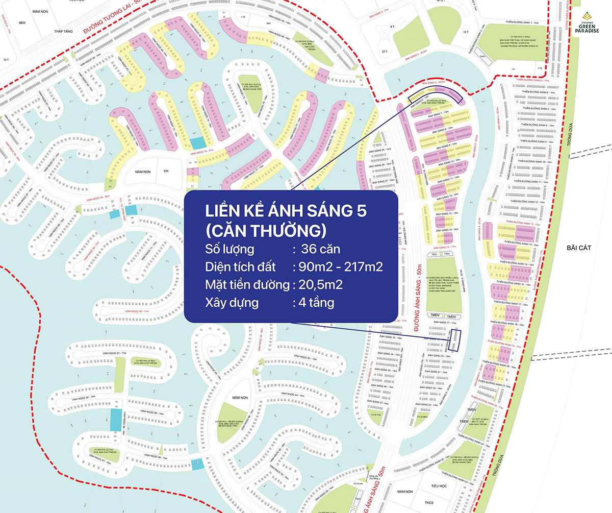 lien ke thuong anh sang 5 phan khu vinh ngoc