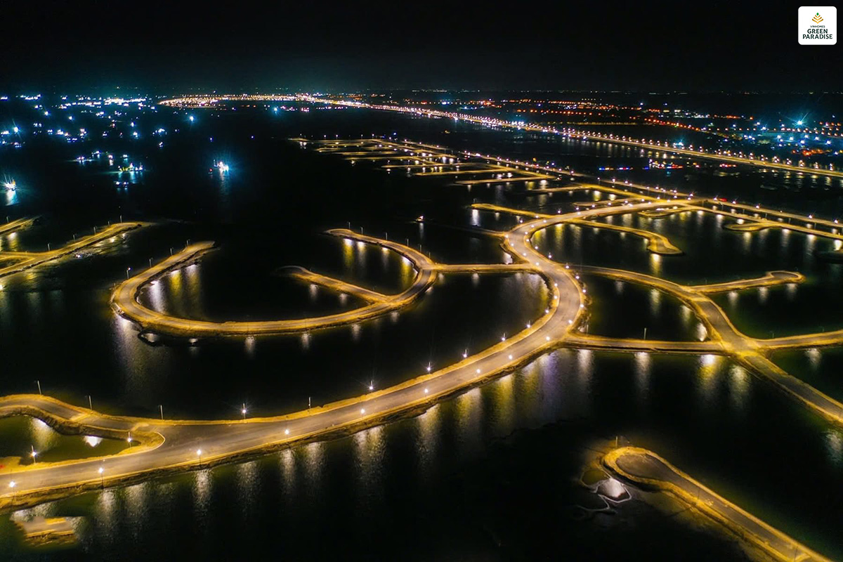 toan canh vinhomes green paradise ve dem